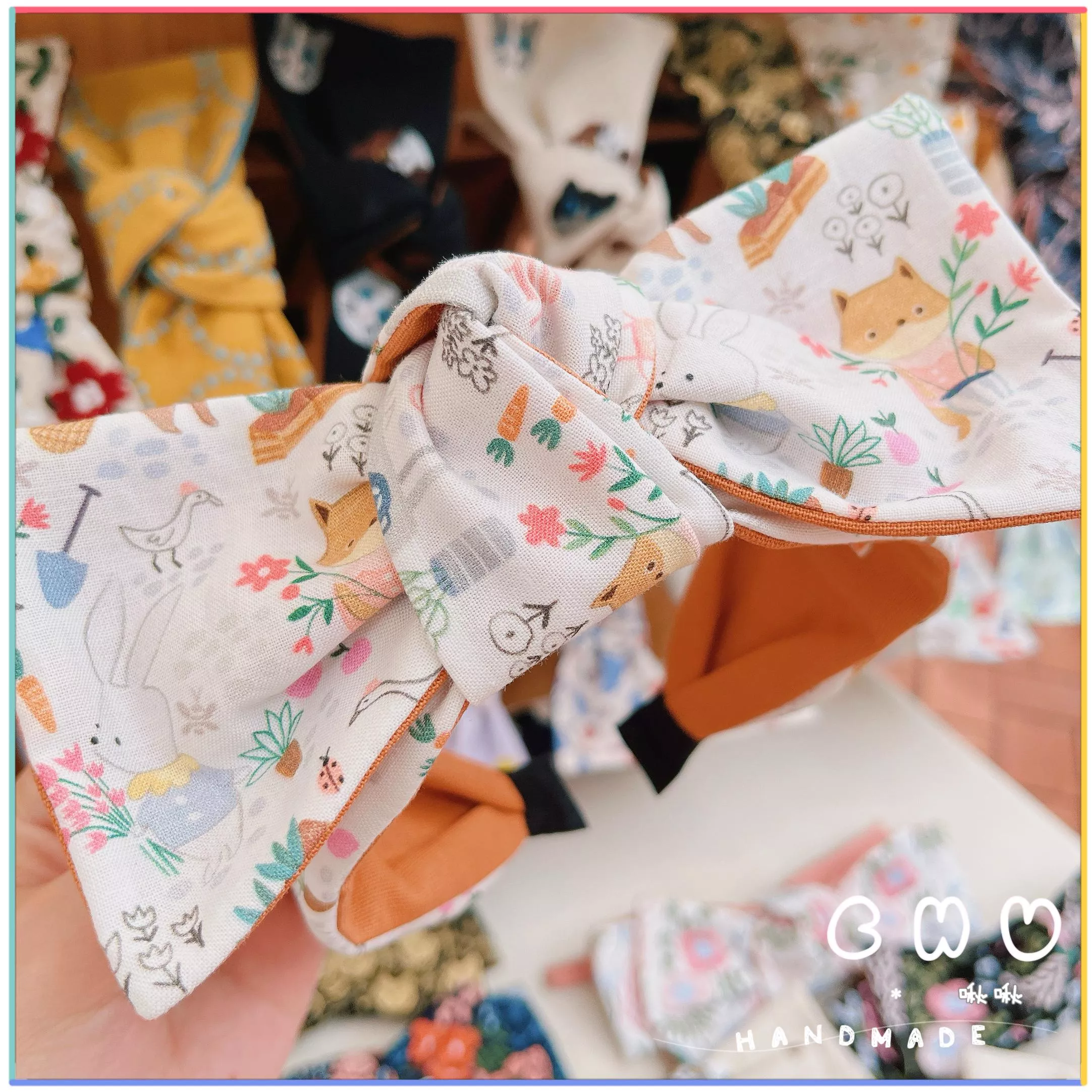 小動物農場｜寬版 蝴蝶結 髮箍