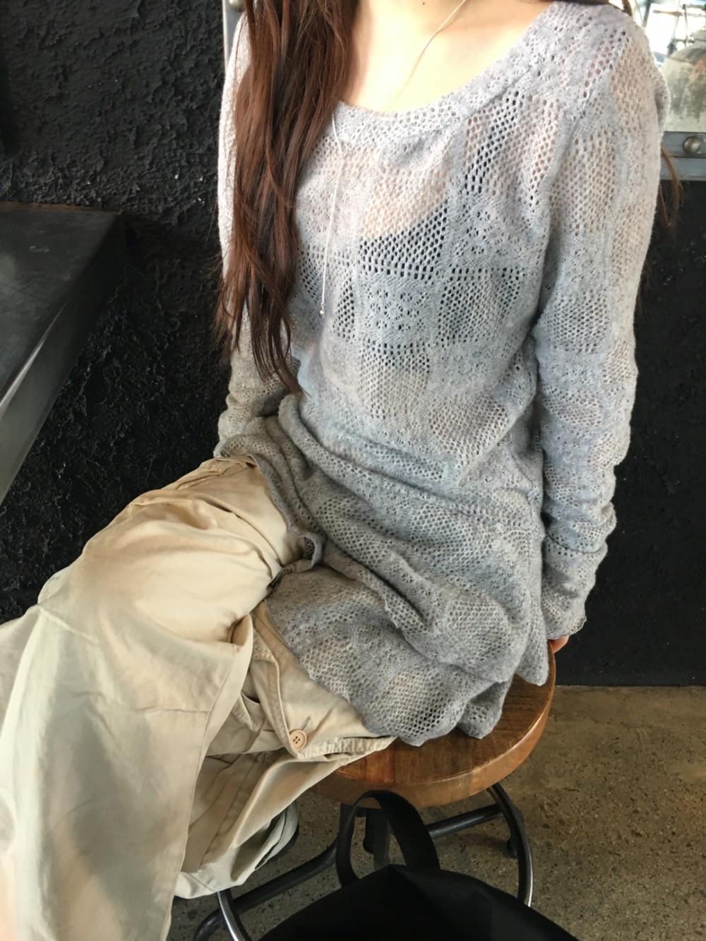 Knit mini ops/top(4color)