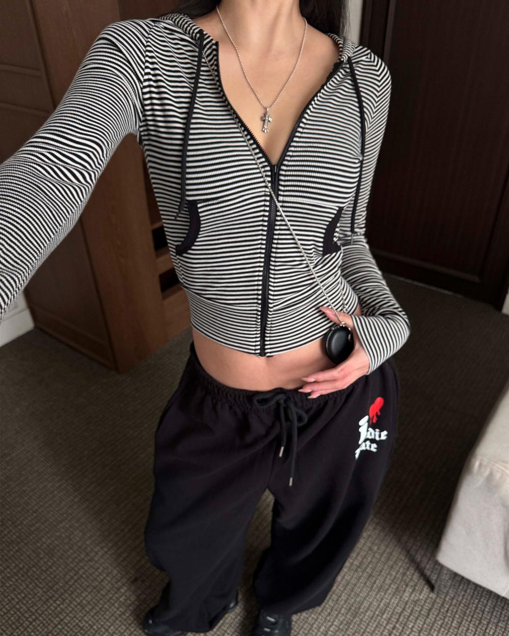Striped coat(2color)