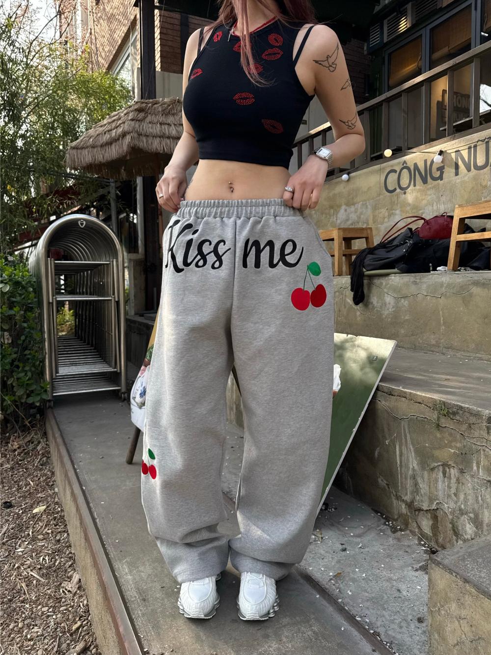 [unisex]Kiss me pts(3color)