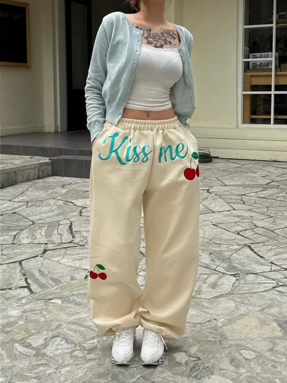 [unisex]Kiss me pts(3color)