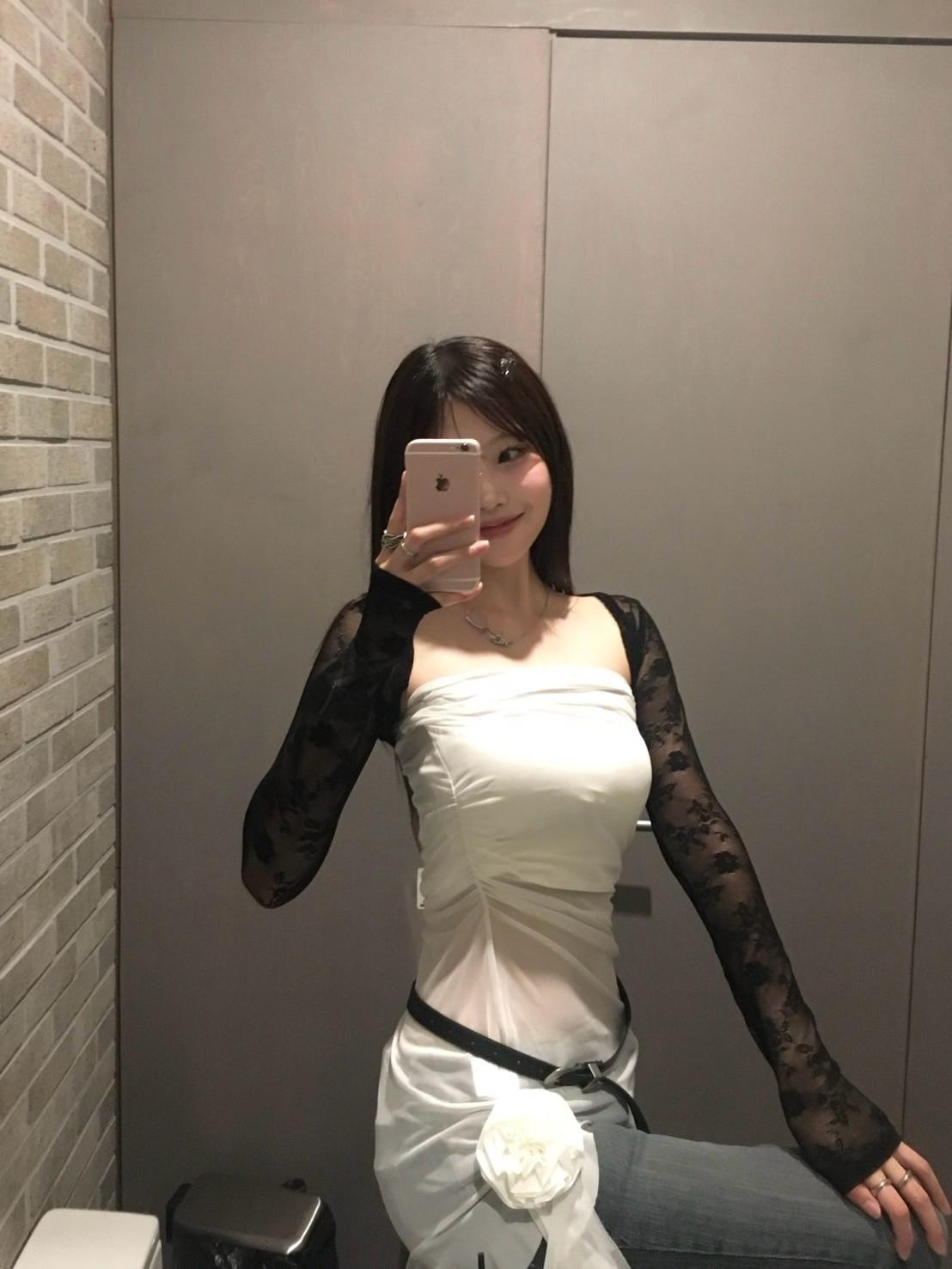 Lace short cardigan(2color)