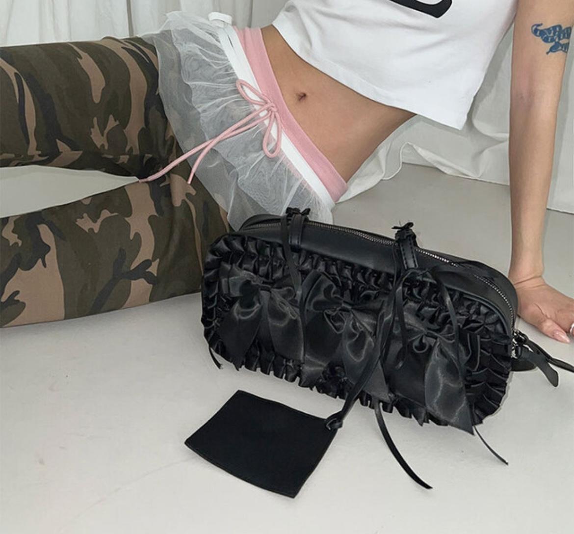 Ballet lace leaves bag