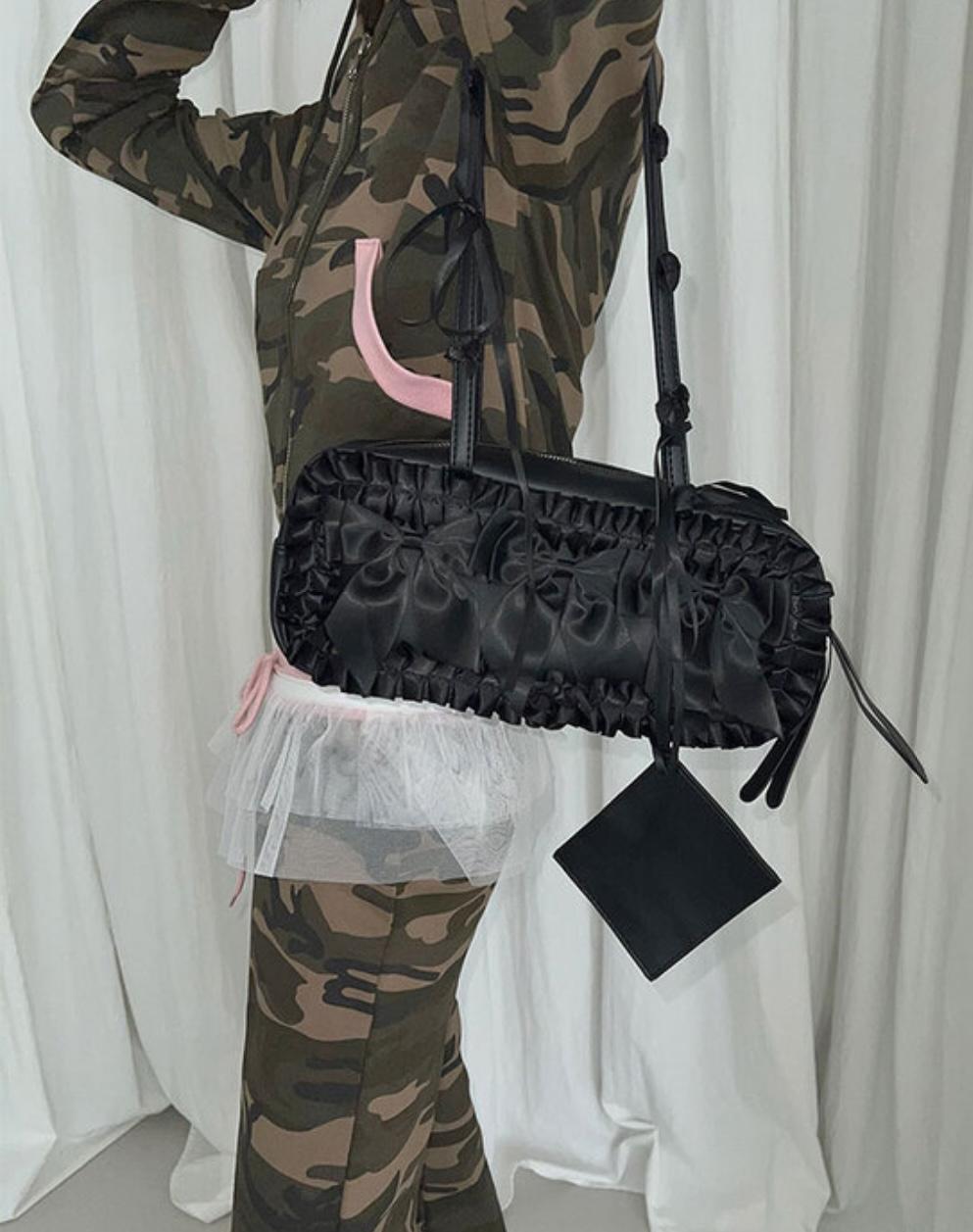 Ballet lace leaves bag