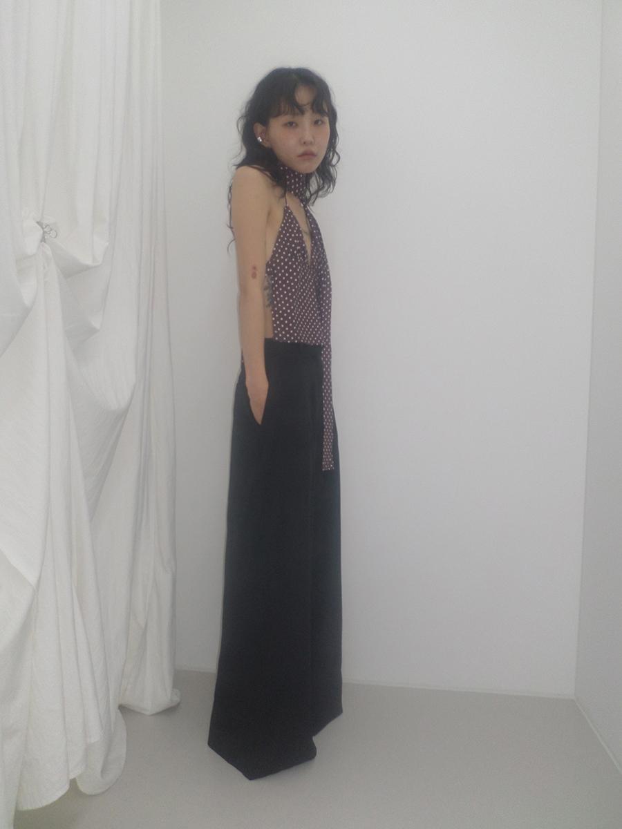 Jerry Dot Tie Backless Sleeveless