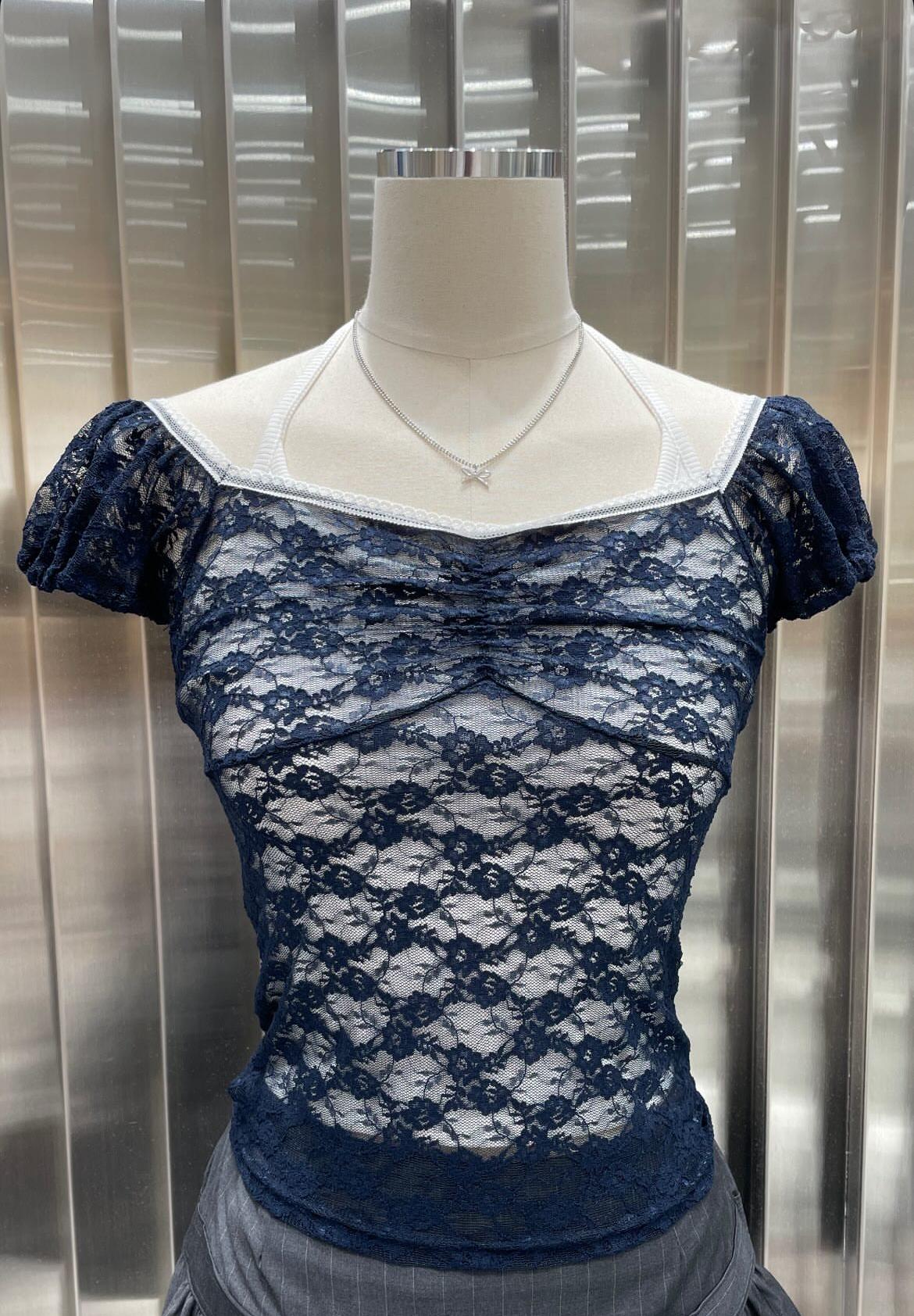 Sweety Slim Lace T (3color)