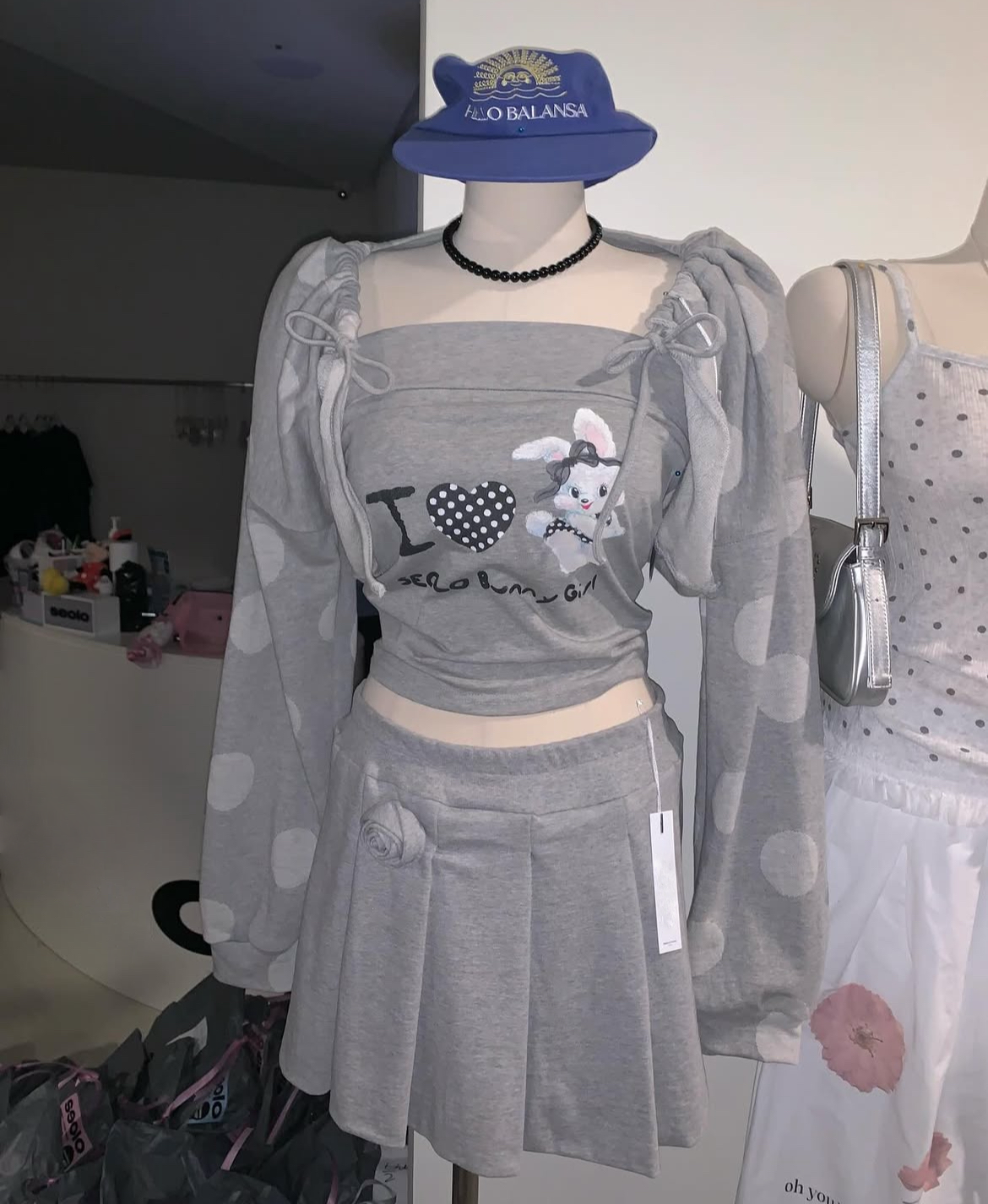 Rabbit bra top♡(3color)