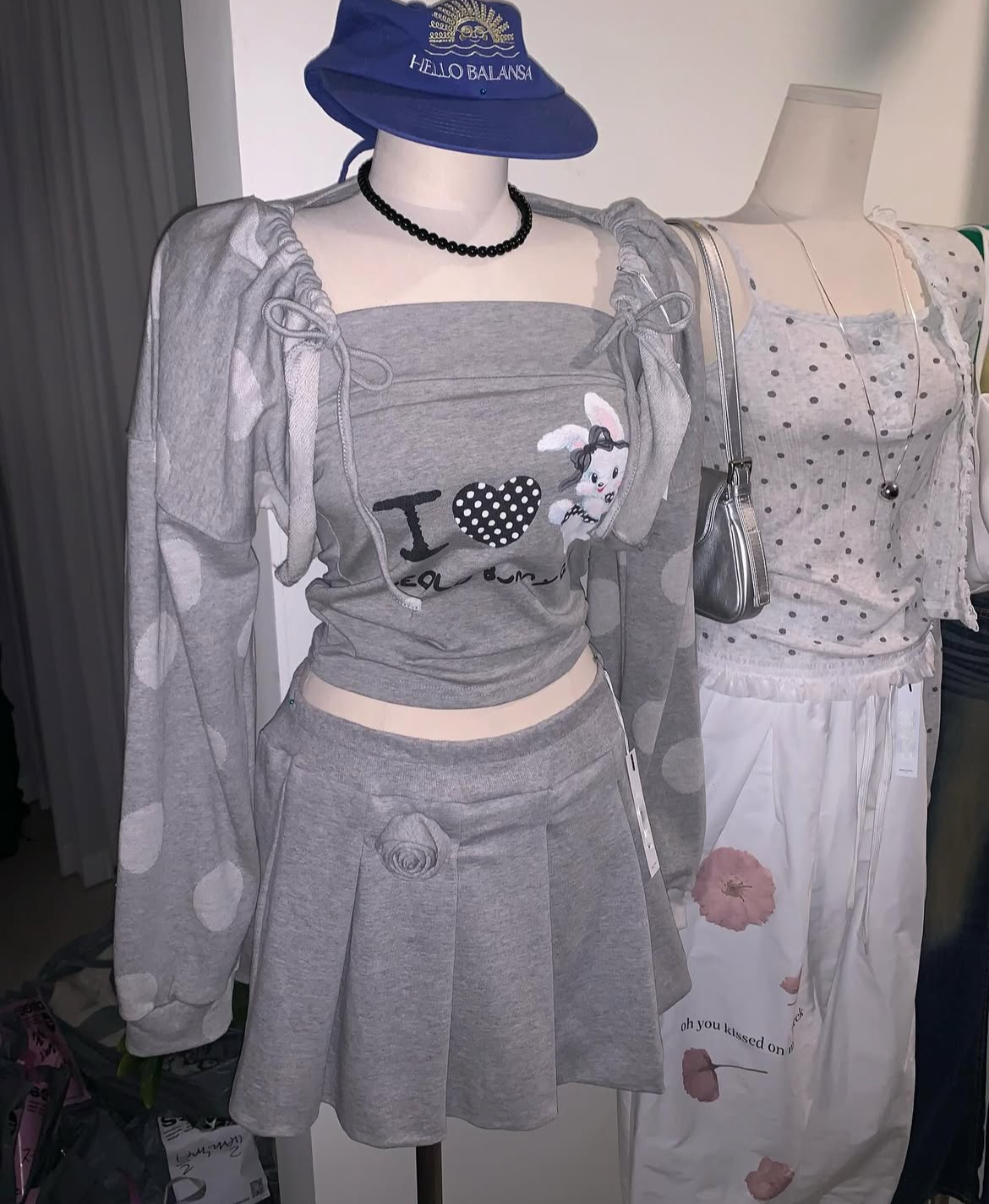 Rabbit bra top♡(3color)