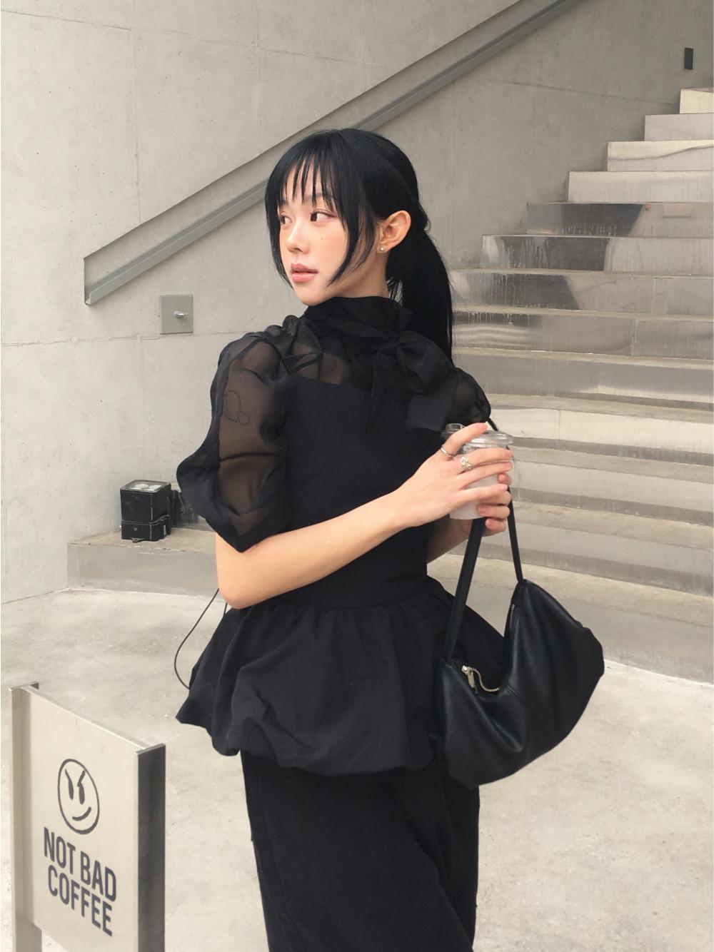 Softly Puff Blouse(2color)