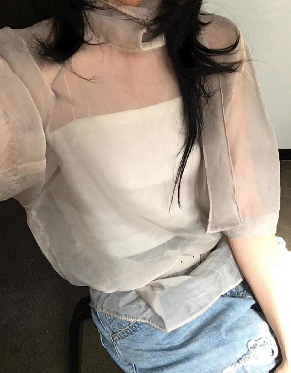 Softly Puff Blouse(2color)
