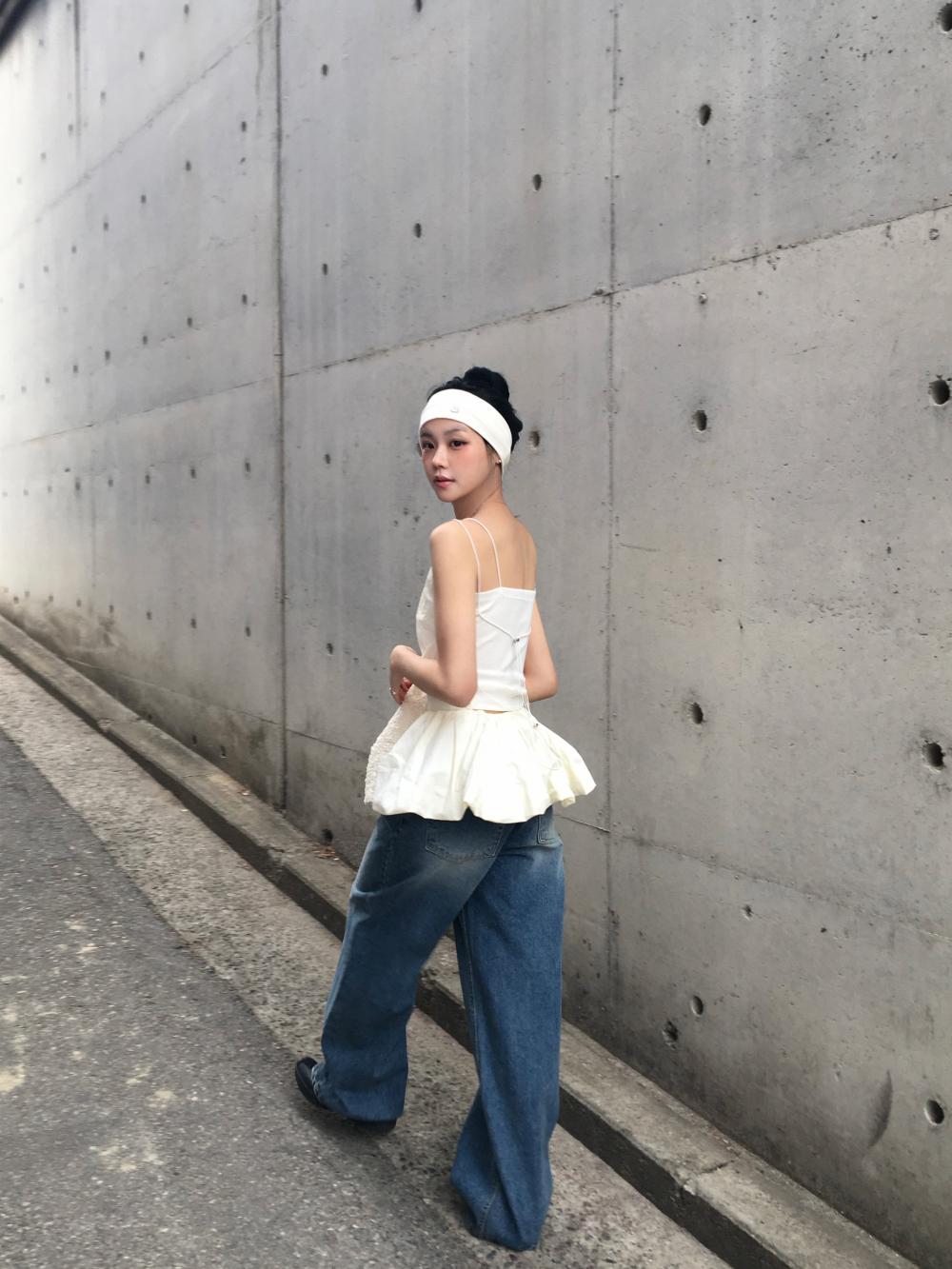 Balloon bustier(2color)