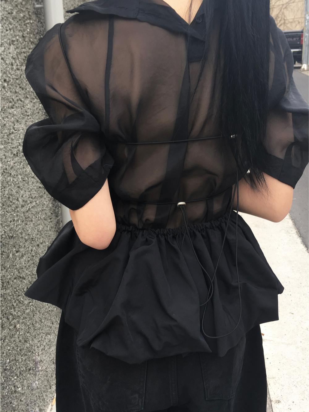 Balloon bustier(2color)