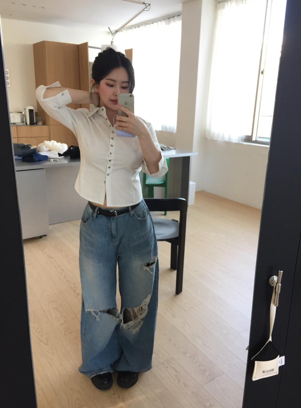 (OOTJ)Ripped damage jeans