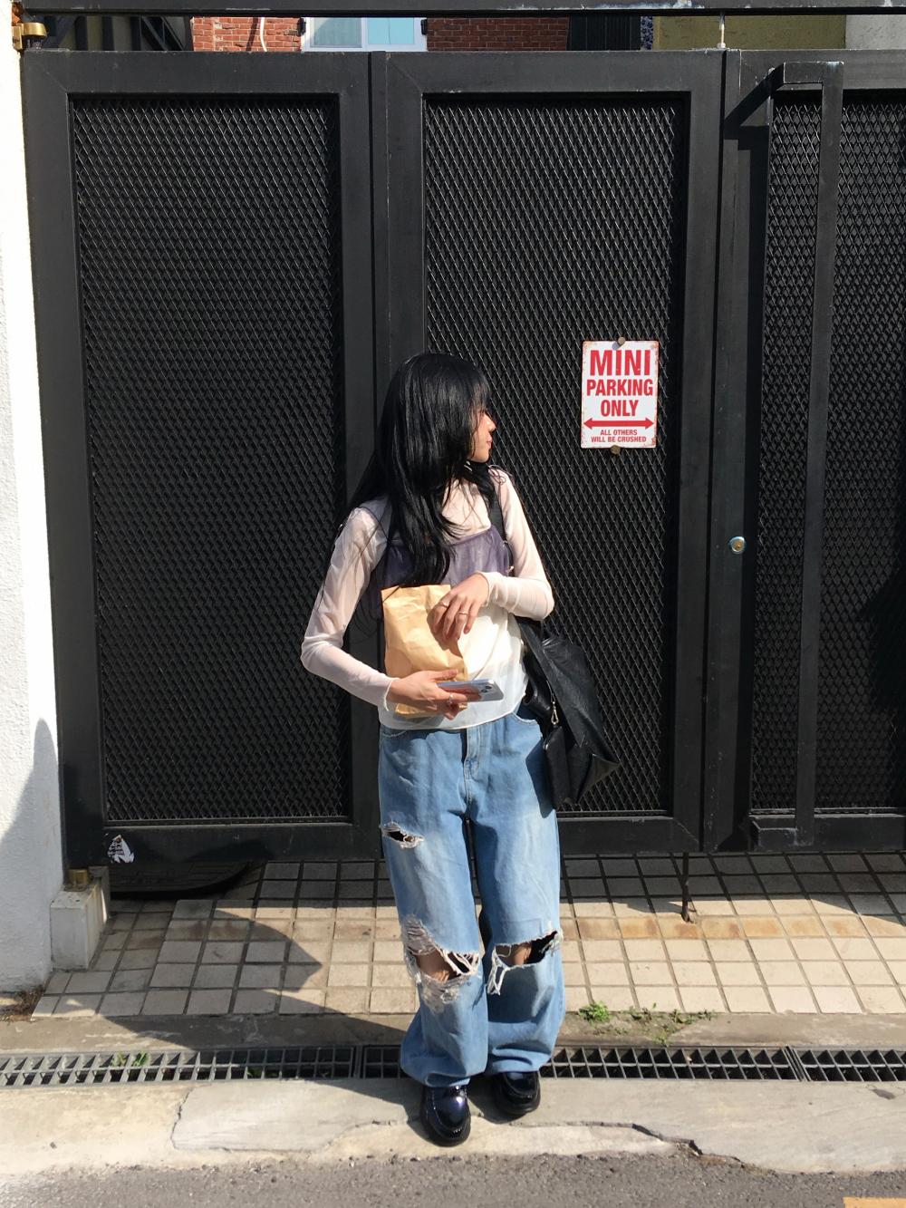 (OOTJ)Ripped damage jeans