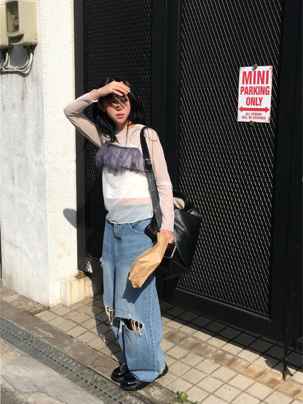 (OOTJ)Ripped damage jeans