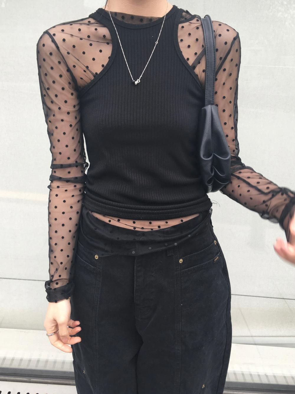 Deep unbal sleeve(5color)