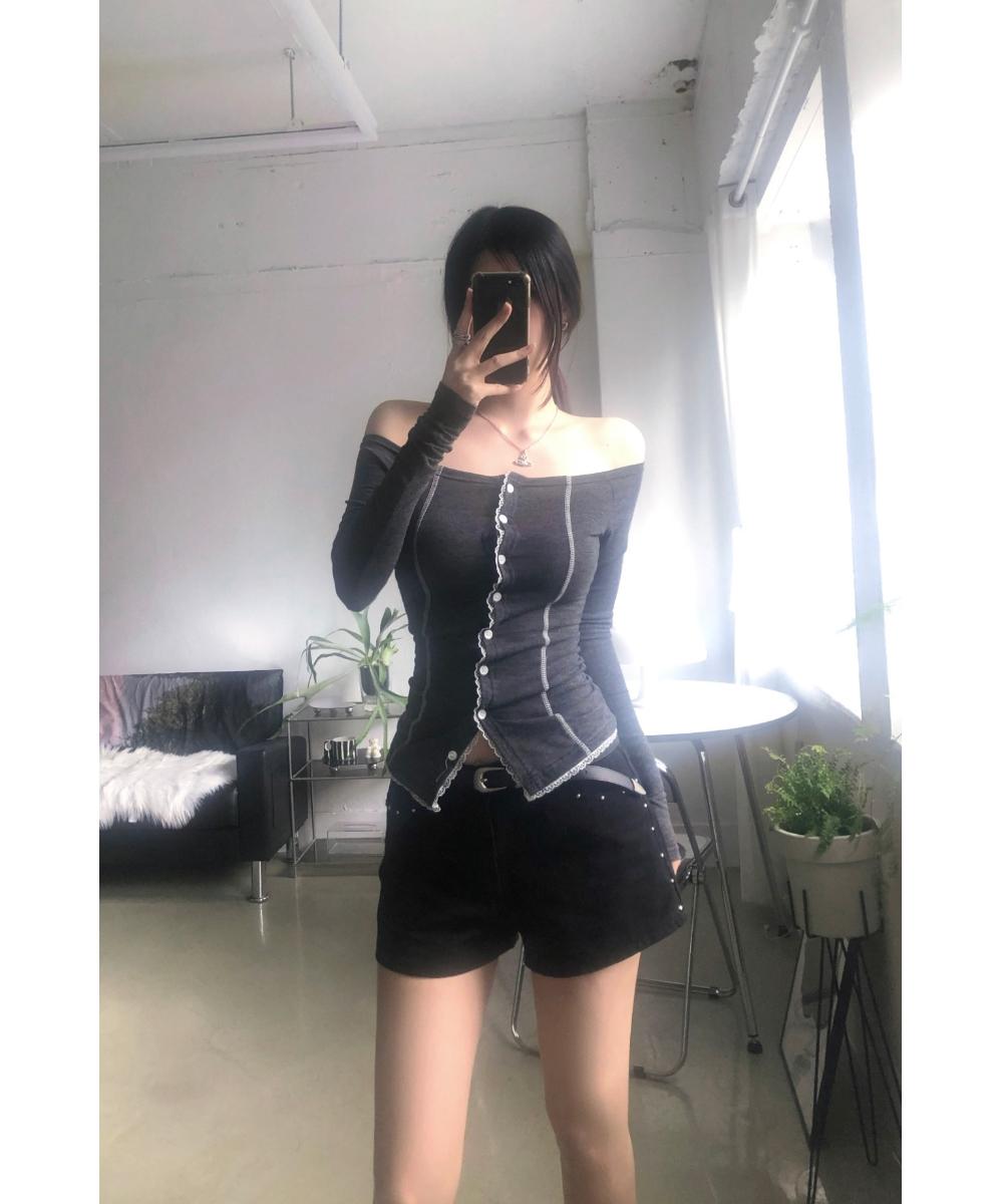 Creaming lace cardigan(2color)