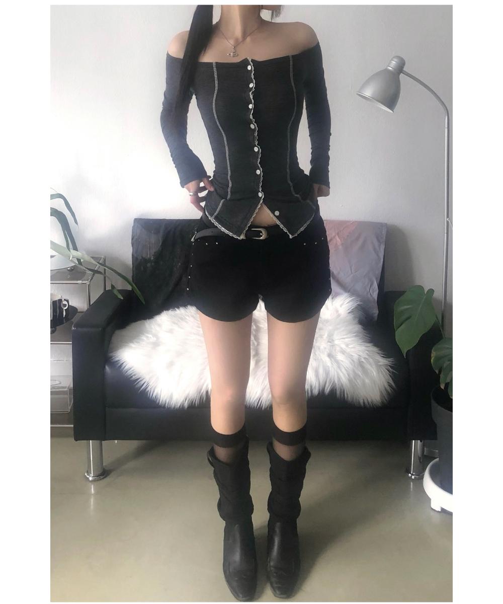 Creaming lace cardigan(2color)
