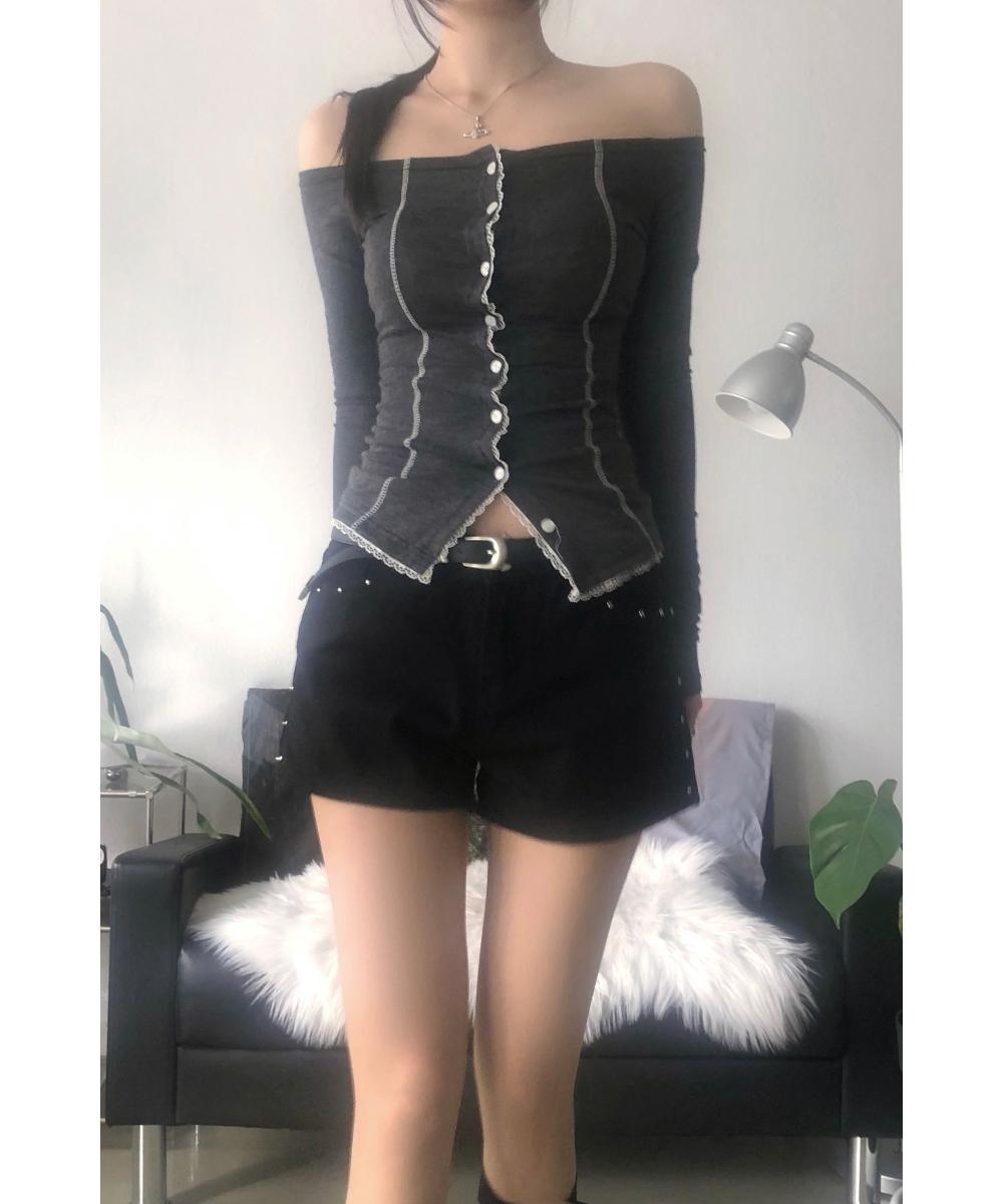 Creaming lace cardigan(2color)