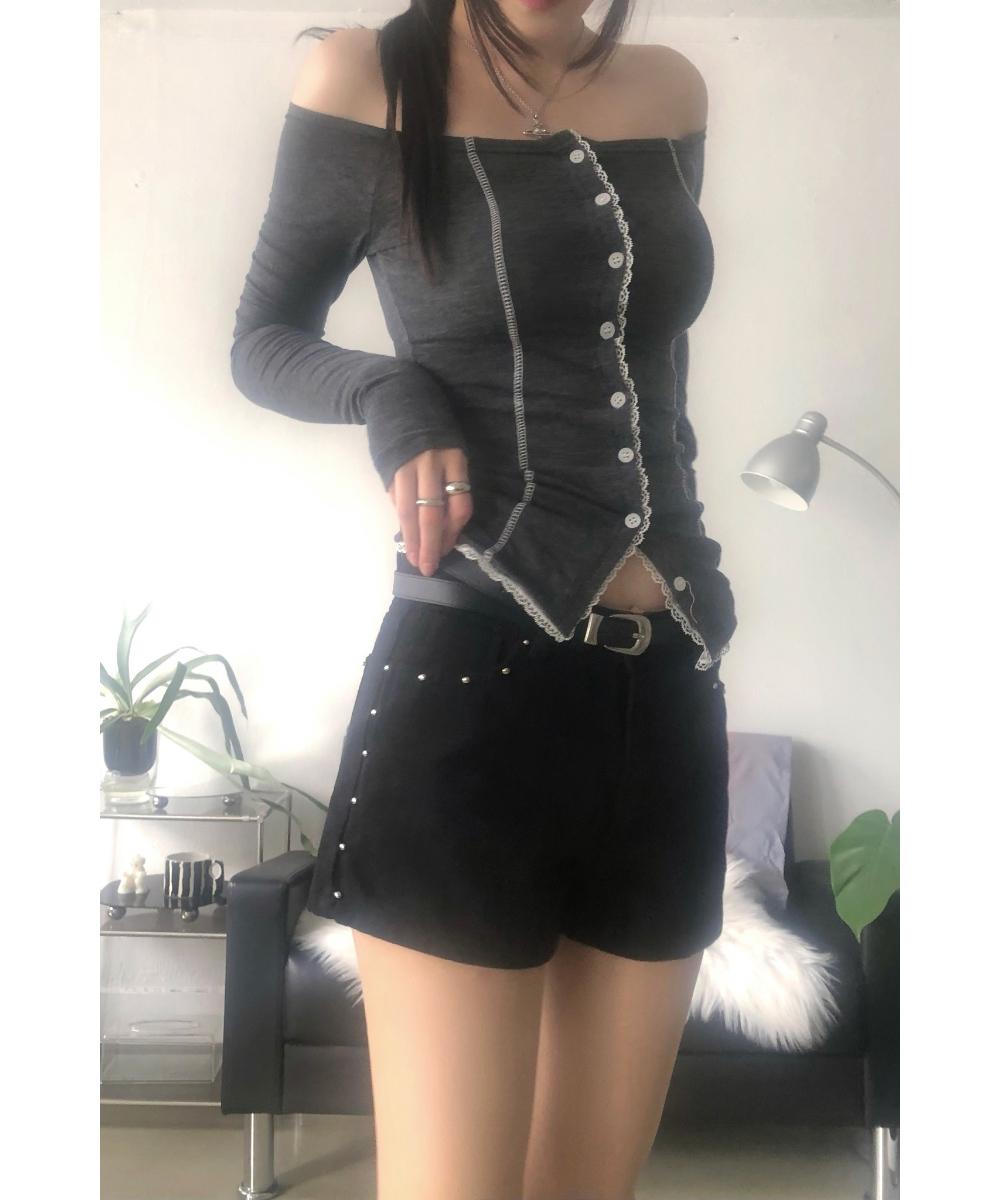Creaming lace cardigan(2color)