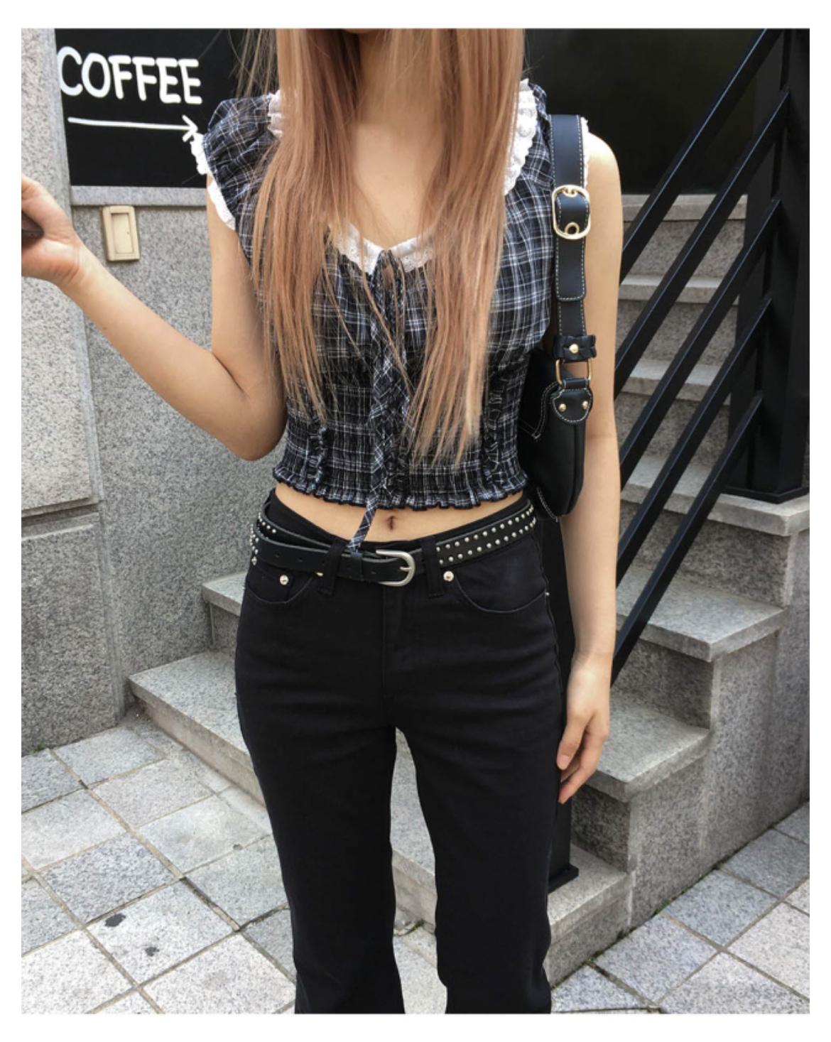 Smoky blouse(2color)