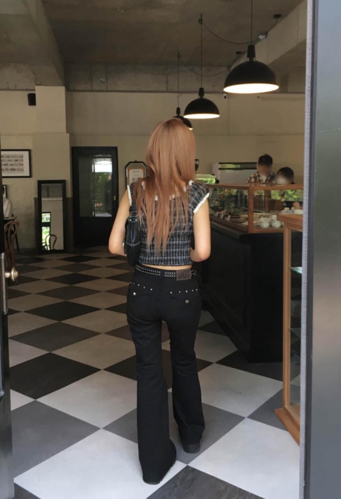 (OOTJ)stud pocket bootcut pt