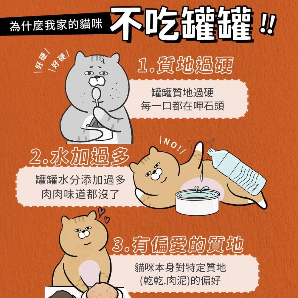 【阿寶】好命罐 肉絲+肉泥 貓咪主食罐 80g