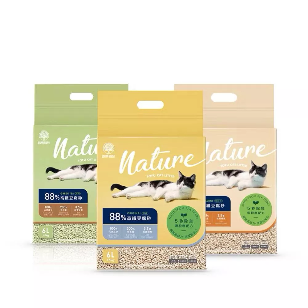 【路易LOUIS】88%高纖豆腐砂 6L（箱購6包）