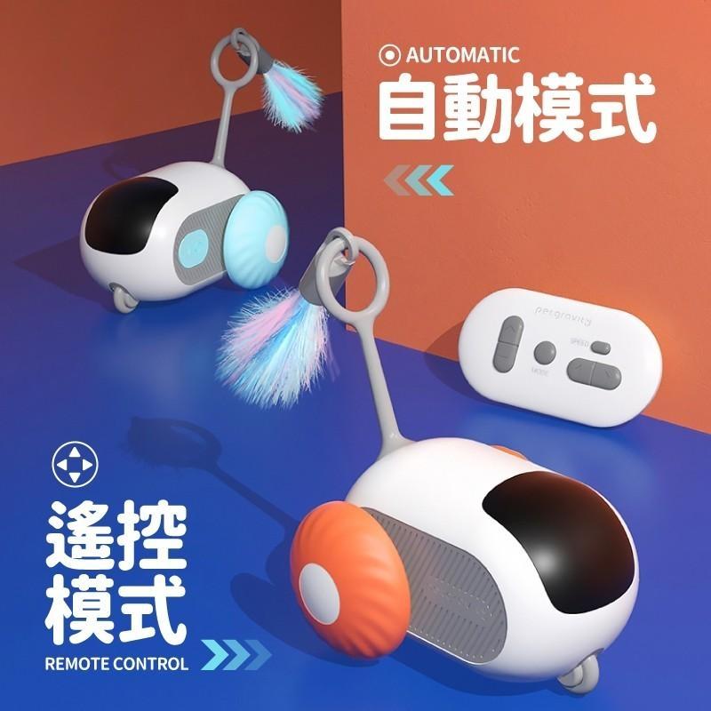 【中途精選】引力跑跑車 逗貓玩具車