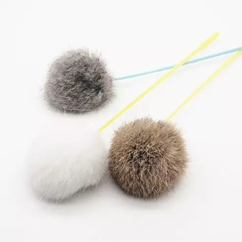 【中途精選】兔毛逗貓棒