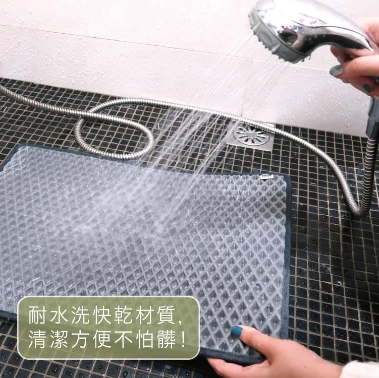 【防御工事】防落砂可水洗式貓砂墊