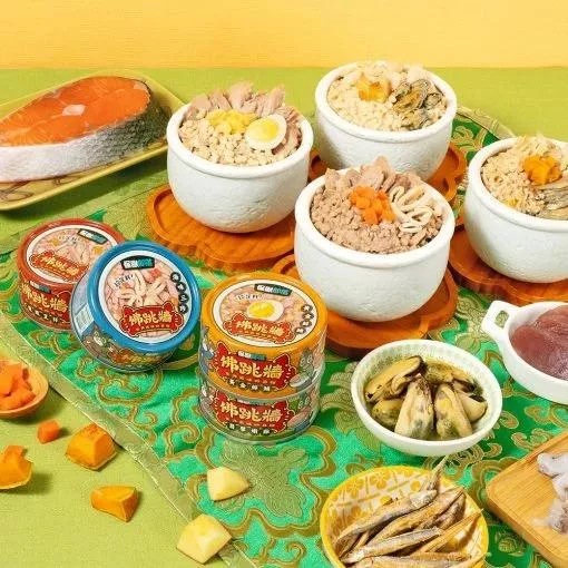 【怪獸部落】佛跳牆 澎湃美味四喜罐 80G（箱購）