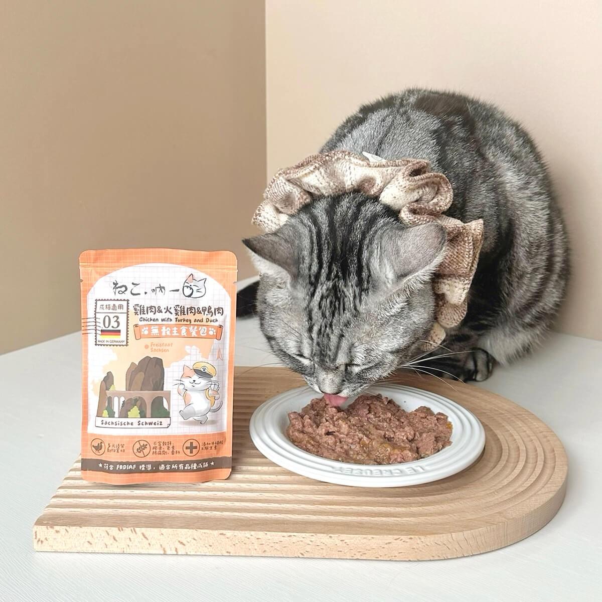 【吶一口】德國無穀主食貓餐包 85g