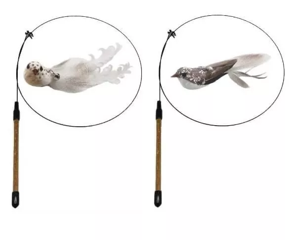 【喵仙兒】仿真小鳥逗貓棒