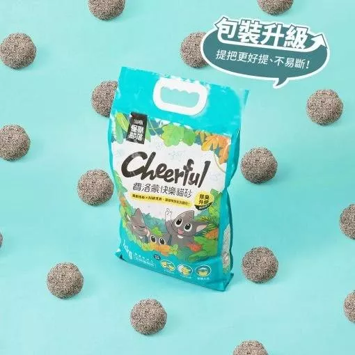 【怪獸部落】費洛蒙快樂貓砂-礦砂 4KG（箱購4包）