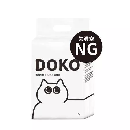 【DOKO】速凝阿姨除臭豆腐砂-失真空良品 7L（箱購6包）