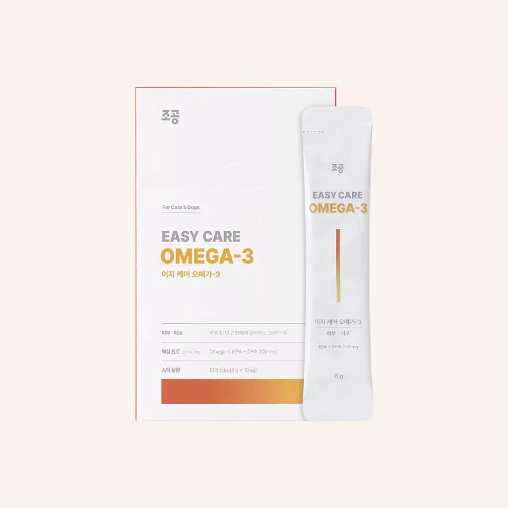 【朝貢】Easy Care OMEGA-3 犬貓皮毛保健肉泥 (8g x 10入)