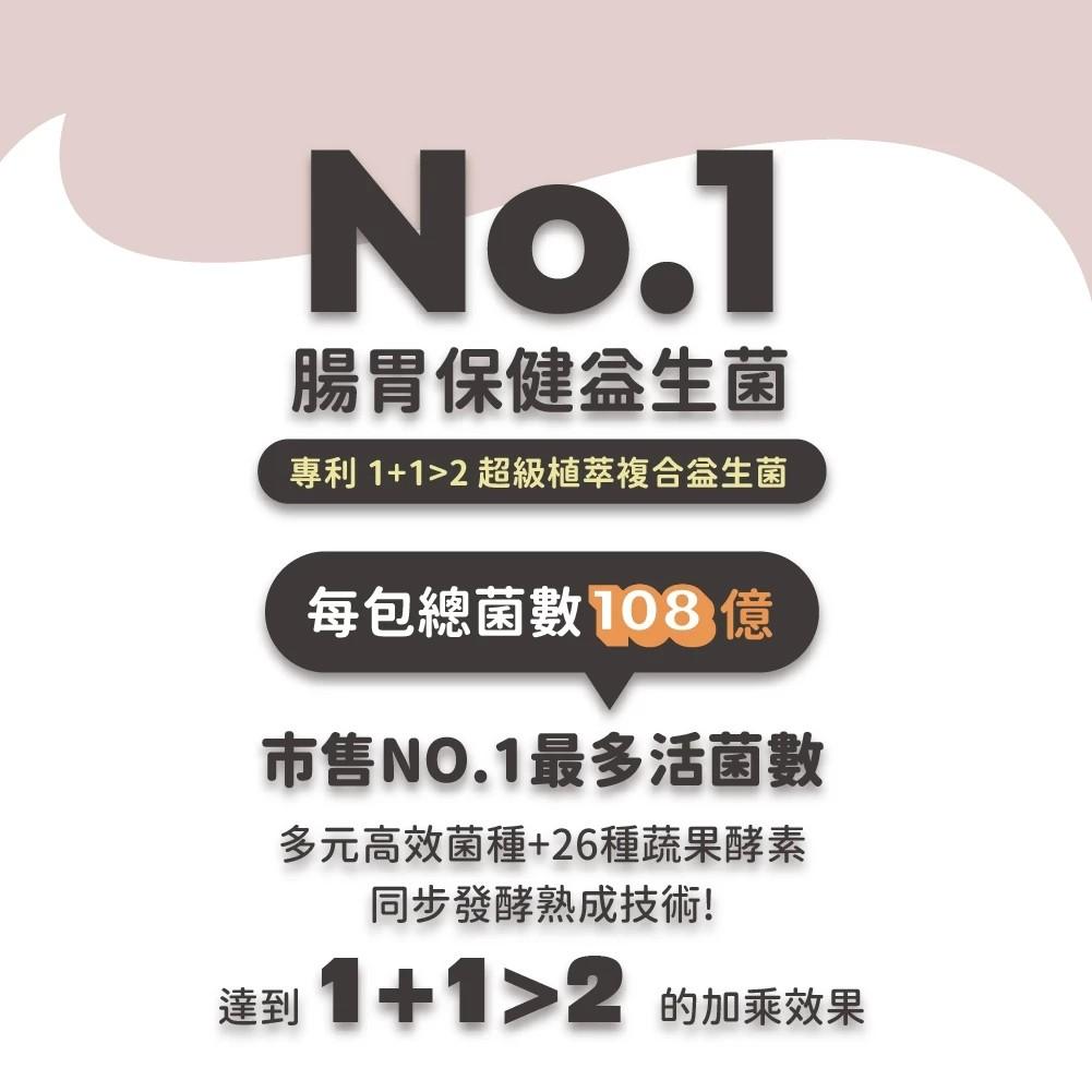 【陪心寵糧】機能PLUS No.1腸胃保健益生菌 30入