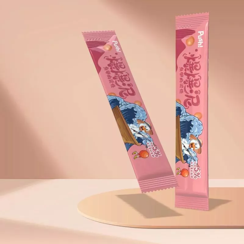 【PUSH 噗滋包】爆爆泥魚卵肉泥條 15g*4入