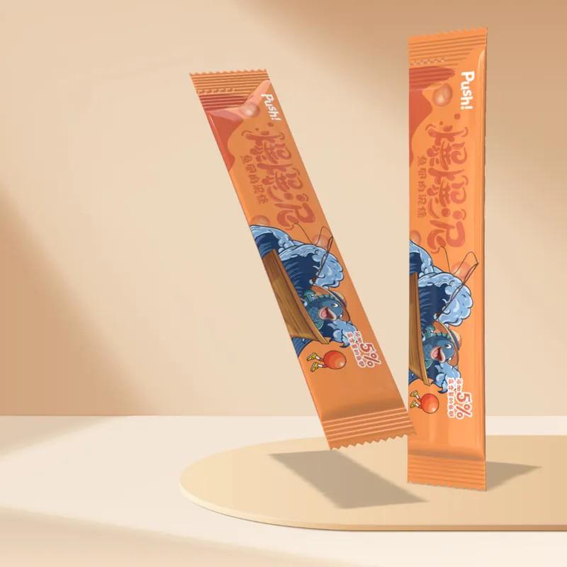 【PUSH 噗滋包】爆爆泥魚卵肉泥條 15g*4入