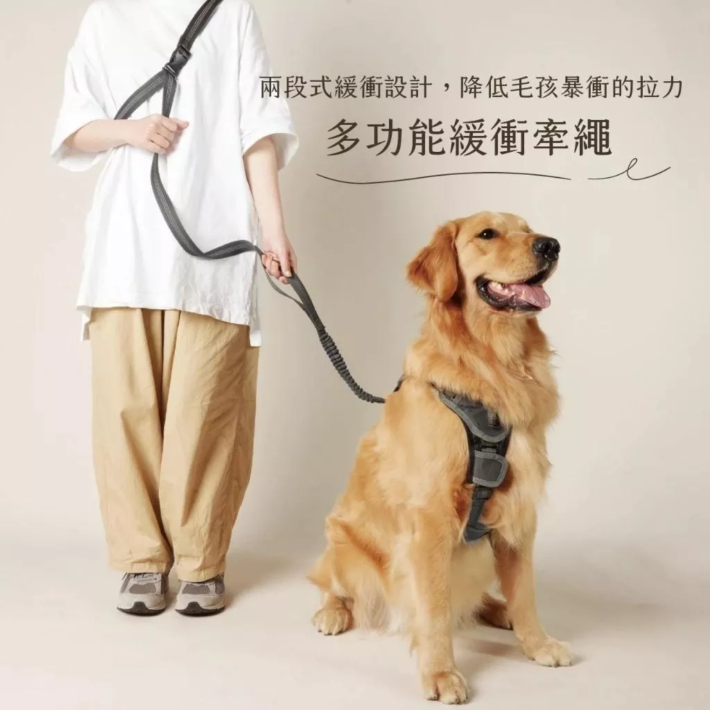 【汪喵星球】 多功能緩衝牽繩
