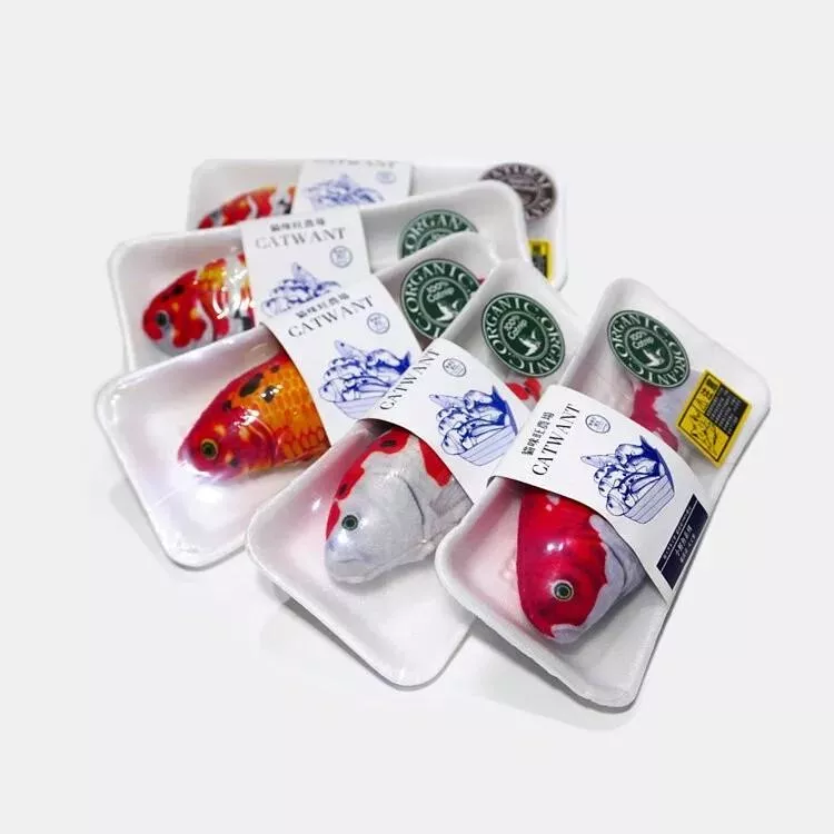 【貓咪旺農場】100%貓薄荷／木天蓼填充貓玩具 小錦鯉