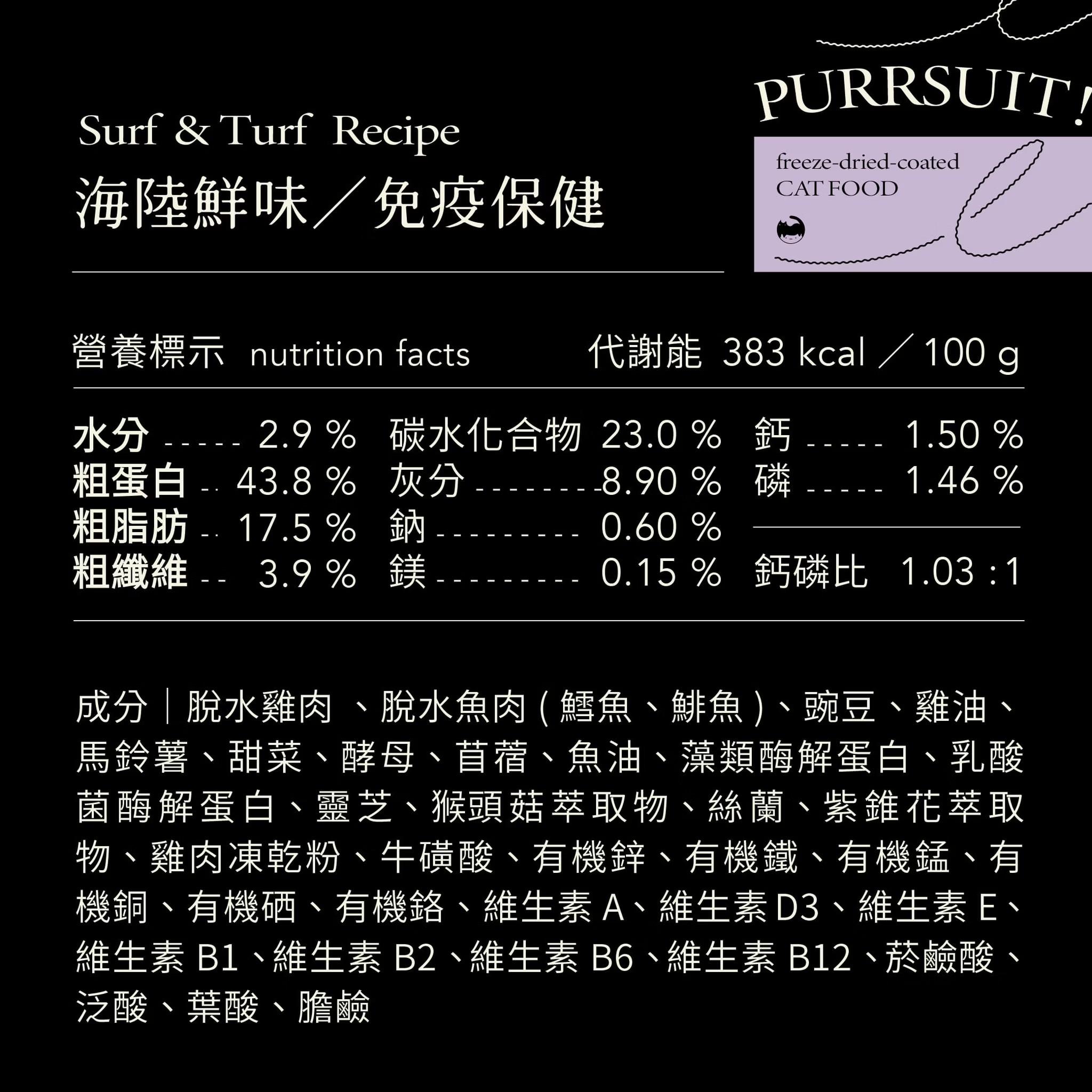 喵皇奴 PURRSUIT！貓咪凍乾飼料