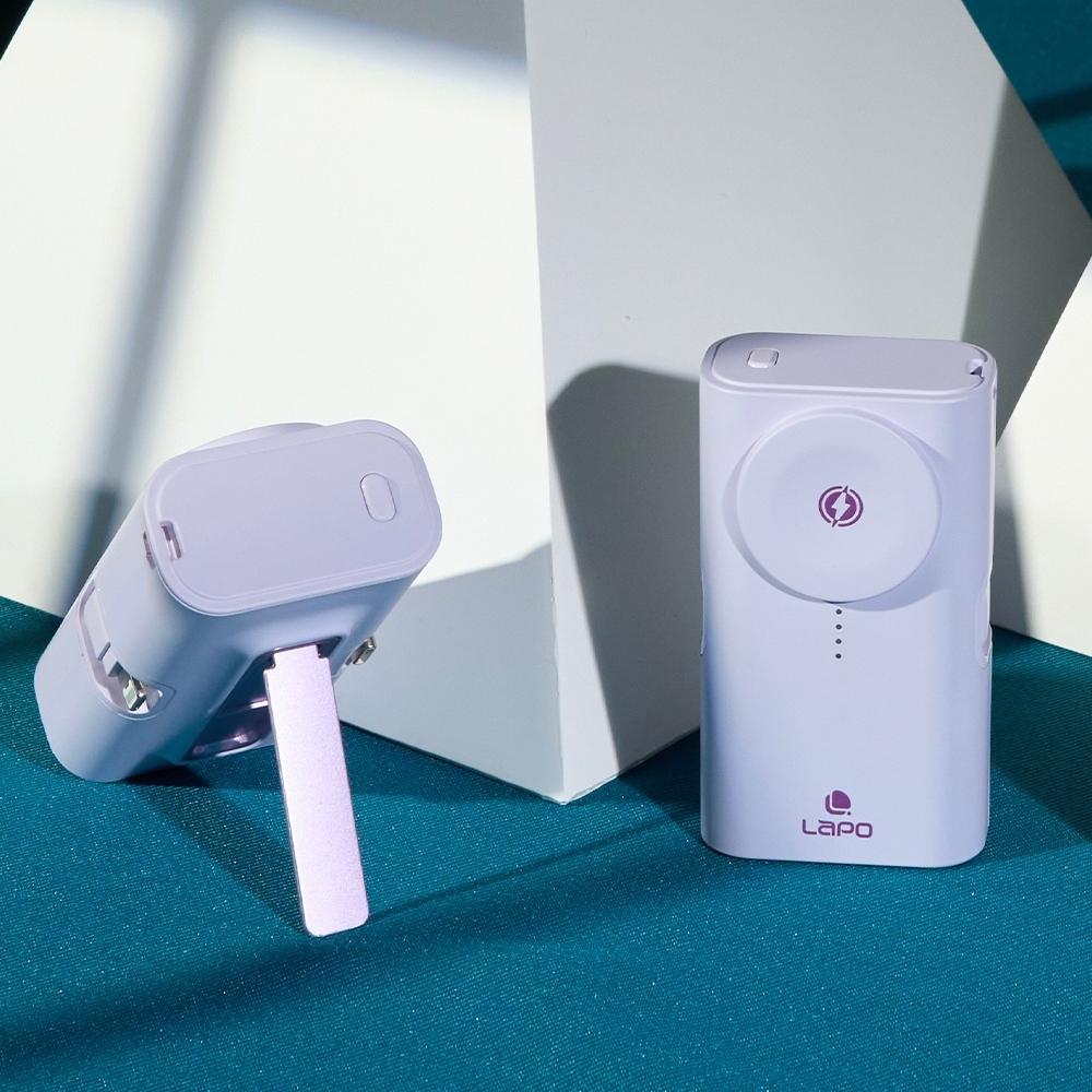 【LaPO】 行動電源 行充 充電器 雙折疊頭 適用蘋果 安卓 全功能快充版 口袋行動電源 WT-12 【隔日到貨】