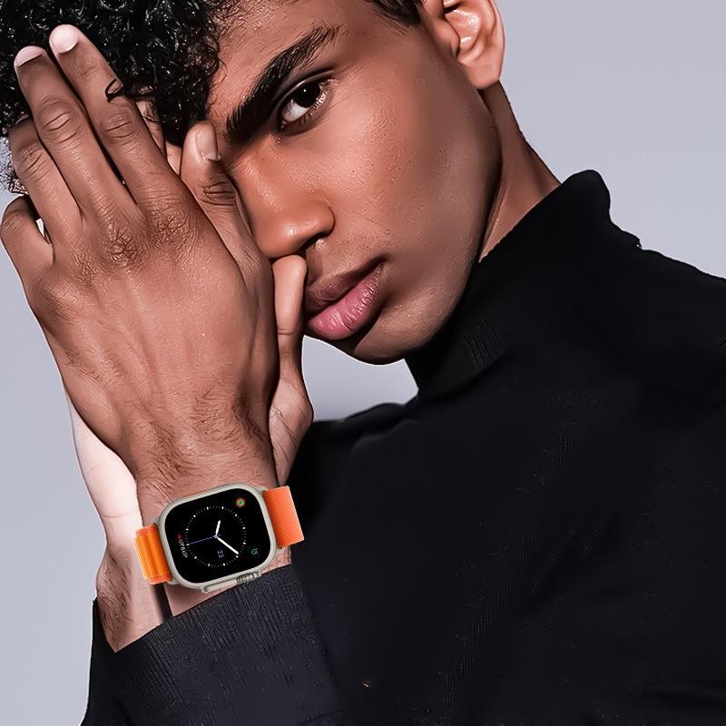 手錶帶 錶帶 運動錶帶 尼龍 超透氣 回扣錶帶 適用 Applewatch錶帶