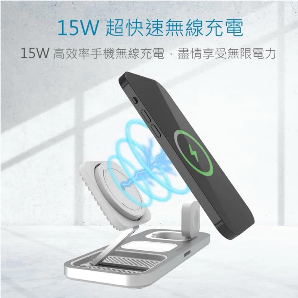 【MINIQ】 多功能充電座 鋁合金磁吸 22.5W 無線充電器 磁吸充電器 無線充電器 鋁合金充電器 充電盤