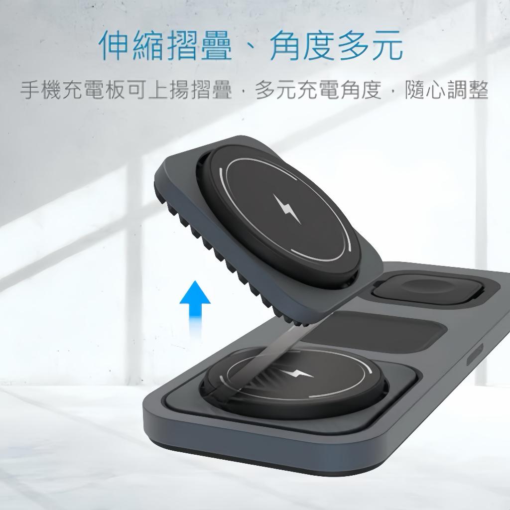 【MINIQ】 多功能充電座 鋁合金磁吸 22.5W 無線充電器 磁吸充電器 無線充電器 鋁合金充電器 充電盤