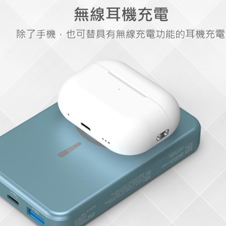MINQ 行充 台灣製造 行動電源 10000mAh 磁吸式 無線閃充行動電源 TypeC 數顯電量