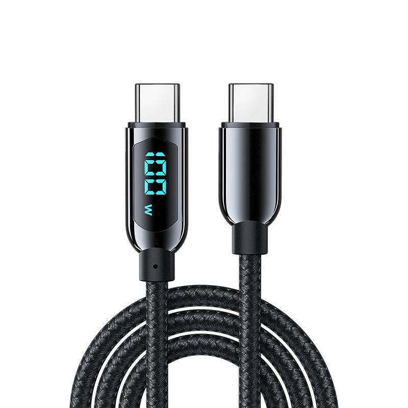 【YYL】iPhone15 充電線 筆電快充線 快充線 100W充電線 E-markr晶片 TypeC-TypeC數顯