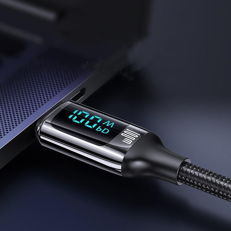 【YYL】iPhone15 充電線 筆電快充線 快充線 100W充電線 E-markr晶片 TypeC-TypeC數顯